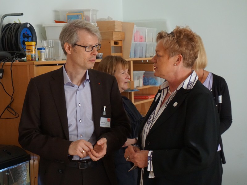 Andreas Kugler auf herbstlicher Kieztour - Fraktion-vor-Ort in Steglitz am 15.10.2018