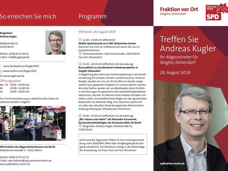 Fraktion vor Ort am 28. August 2019